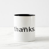 Danke Typografie | TASSE (Mittel)