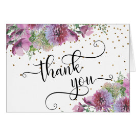 Danke Typografie, Wildblumen, Confetti