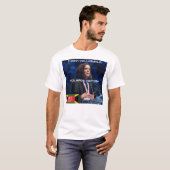DANKE U KAMALA. Männer Basic T-Shirt (Vorne ganz)