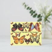 Danke, U! Postkarte (Stehend Vorderseite)