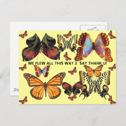 Danke, U! Postkarte (Vorne/Hinten)