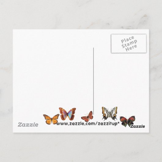 Danke, U! Postkarte (Rückseite)