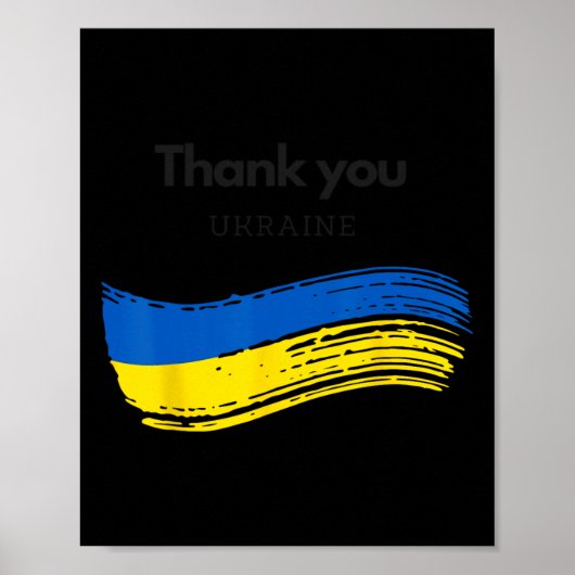 Danke Ukraine  Poster (Vorne)