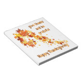 Danke und dankbar notizblock (angewinkelt)