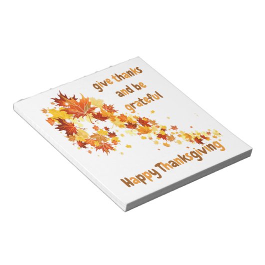 Danke und dankbar notizblock (angewinkelt)