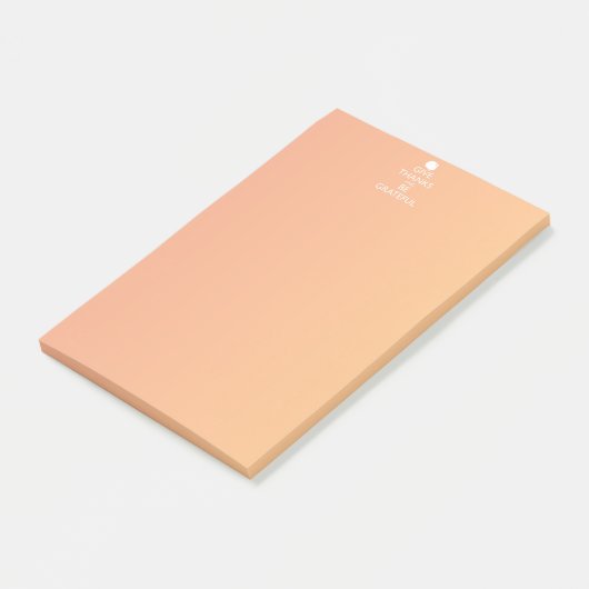 DANKE UND DANKE POST-IT KLEBEZETTEL (angewinkelt)