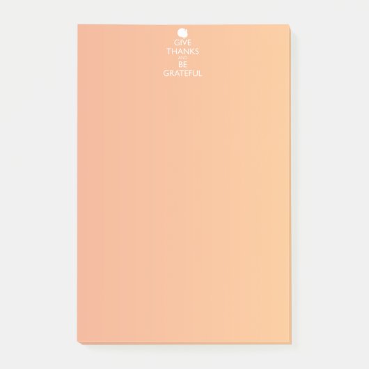 DANKE UND DANKE POST-IT KLEBEZETTEL (Vorderseite)