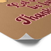 Danke und die Fallästhetik Poster (Ecke)