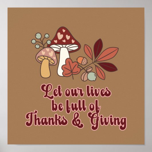 Danke und die Fallästhetik Poster (Vorne)