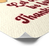 Danke und die Fallästhetik Poster (Ecke)