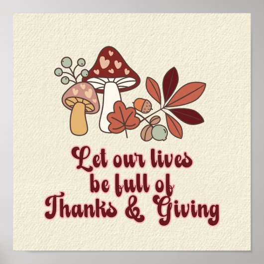 Danke und die Fallästhetik Poster (Vorne)