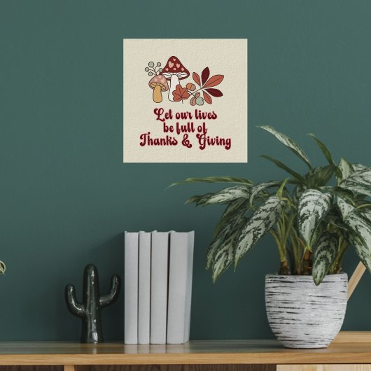 Danke und die Fallästhetik Poster