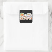 Danke und geben Sie Erntedank-Wörter Aufkleber (Tasche)