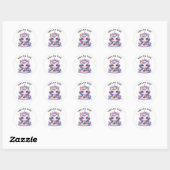 Danke, Unicorn Stickers (Blatt)