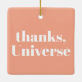 Danke, Universum Keramikornament (Rückseite)