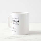 Danke Urologe Benutzerdefinierter Name Kaffeetasse (Vorderseite Links)
