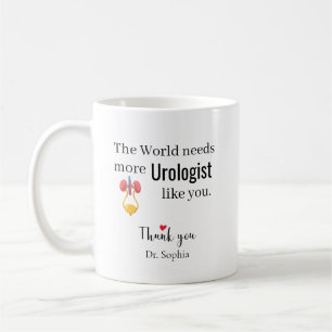 Danke Urologe Benutzerdefinierter Name Kaffeetasse