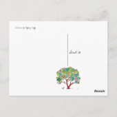 Danke Valentine Postkarte (Rückseite)