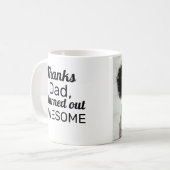 Danke Vater, dass ich Phantastisch war Kaffeetasse (Vorderseite Links)