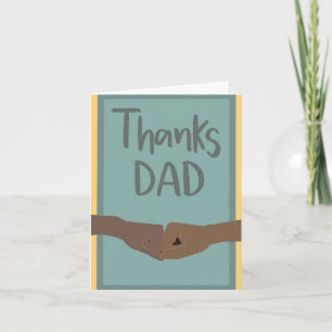 Danke Vater, Vatertag - Grußkarte Karte