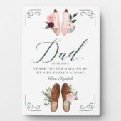 Danke Vater | Zu Fuß durch meine Seitenwasserfarbe Fotoplatte (Vorderseite)