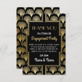 Danke Verlobungs-Hochzeitszwanziger jahre (Vorne/Hinten)