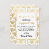 Danke Verlobungs-Hochzeitszwanziger jahre (Vorne/Hinten)