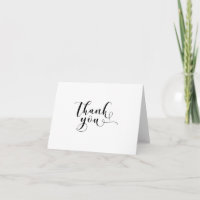 "Danke!" Verzierte schwarze Script-Typografie 3