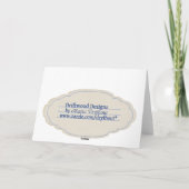 Danke, Veteran Dankeskarte (Rückseite)