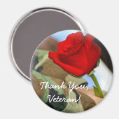 Danke Veteran Magnet (Vorderseite/Rückseite)