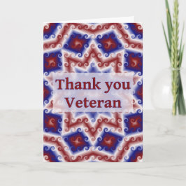 Danke Veteran, Red White Blue Abstrakt