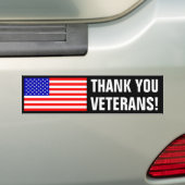Danke Veterane! Autoaufkleber (Auf Auto)
