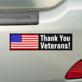Danke Veterane! Autoaufkleber (Auf Auto)