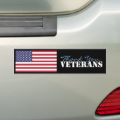 Danke Veterane Autoaufkleber (Auf Auto)