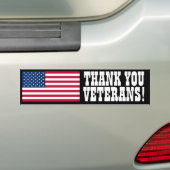 Danke Veterane! Autoaufkleber (Auf Auto)