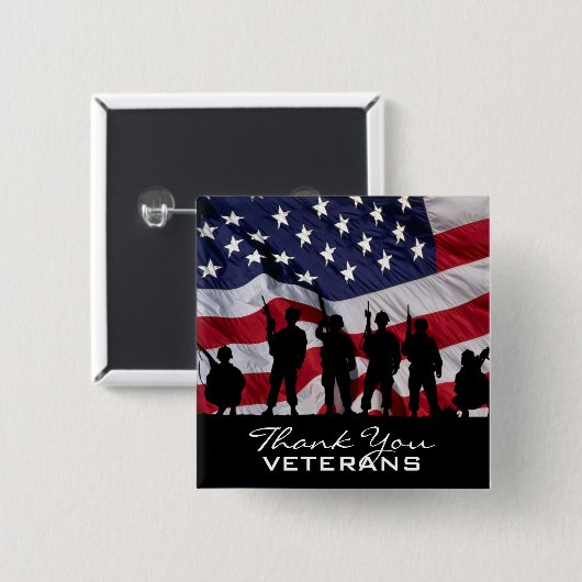 Danke Veterane Button (Vorne & Hinten)