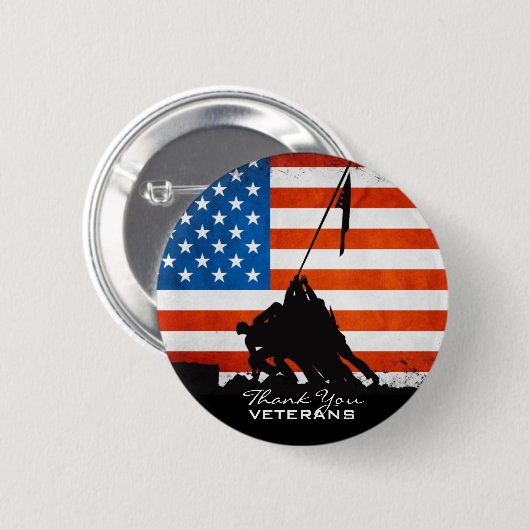 Danke Veterane Button (Vorne & Hinten)