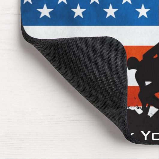 Danke Veterane Mousepad (Ecke)