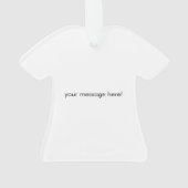 Danke Veterane - Soldat-Silhouette Ornament (Rückseite)