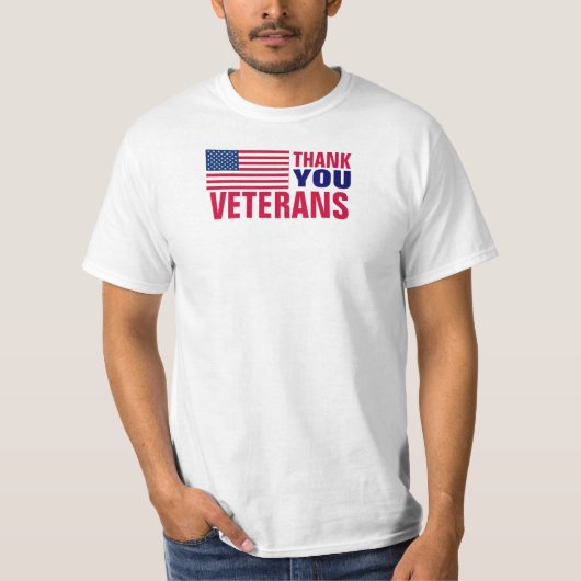 Danke Veterane T-Shirt (Vorderseite)