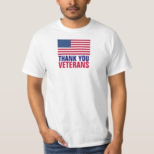 Danke Veterane T-Shirt (Vorderseite)