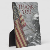 Danke Veteranen Fotoplatte (Seite)