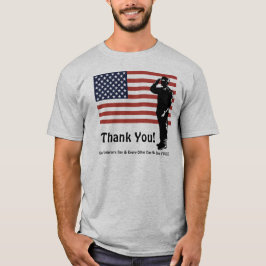 Danke! Veteranen jeden Tag leben wir kostenlos T-Shirt
