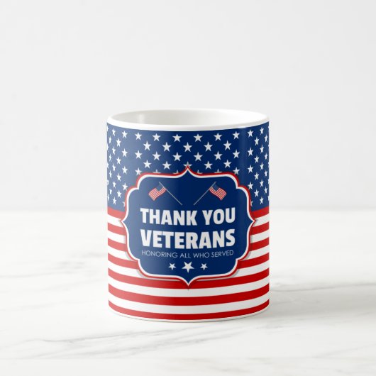 Danke Veteranen Kaffeetasse (Mittel)