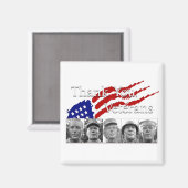 Danke Veteranen Magnet (Vorderseite/Rückseite)