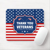 Danke Veteranen Mousepad (Mit Mouse)