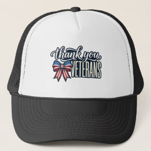 Danke Veteranen Patriotisches Band Vintage-Shirt_ Truckerkappe