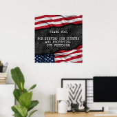 Danke Veteranen. Poster (Heimbüro)