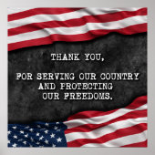 Danke Veteranen. Poster (Vorne)