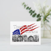 Danke Veteranen Postkarte (Stehend Vorderseite)